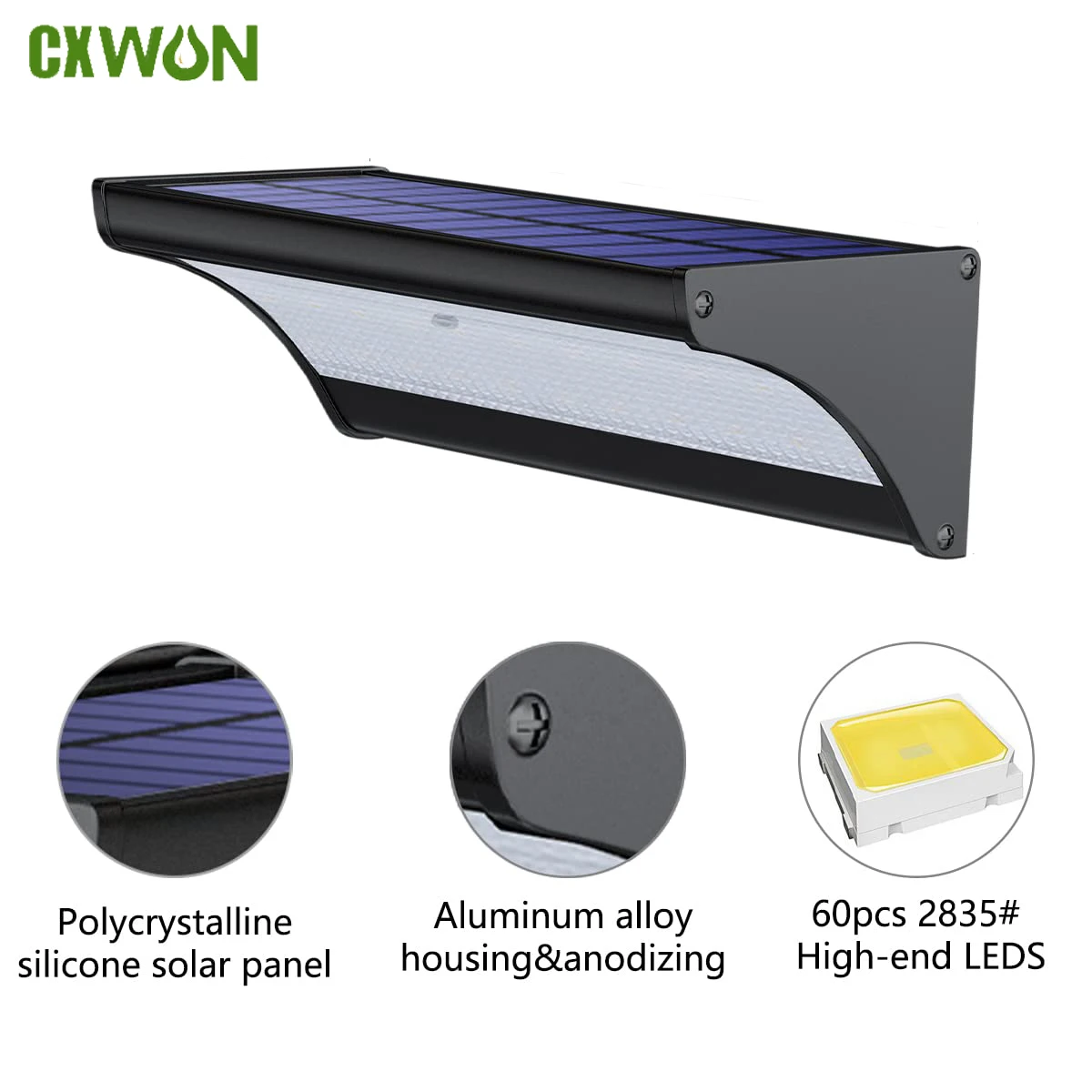 Zumtobel Outdoor Lighting - 60/48Led zewnętrzna lampa ścienna na energię