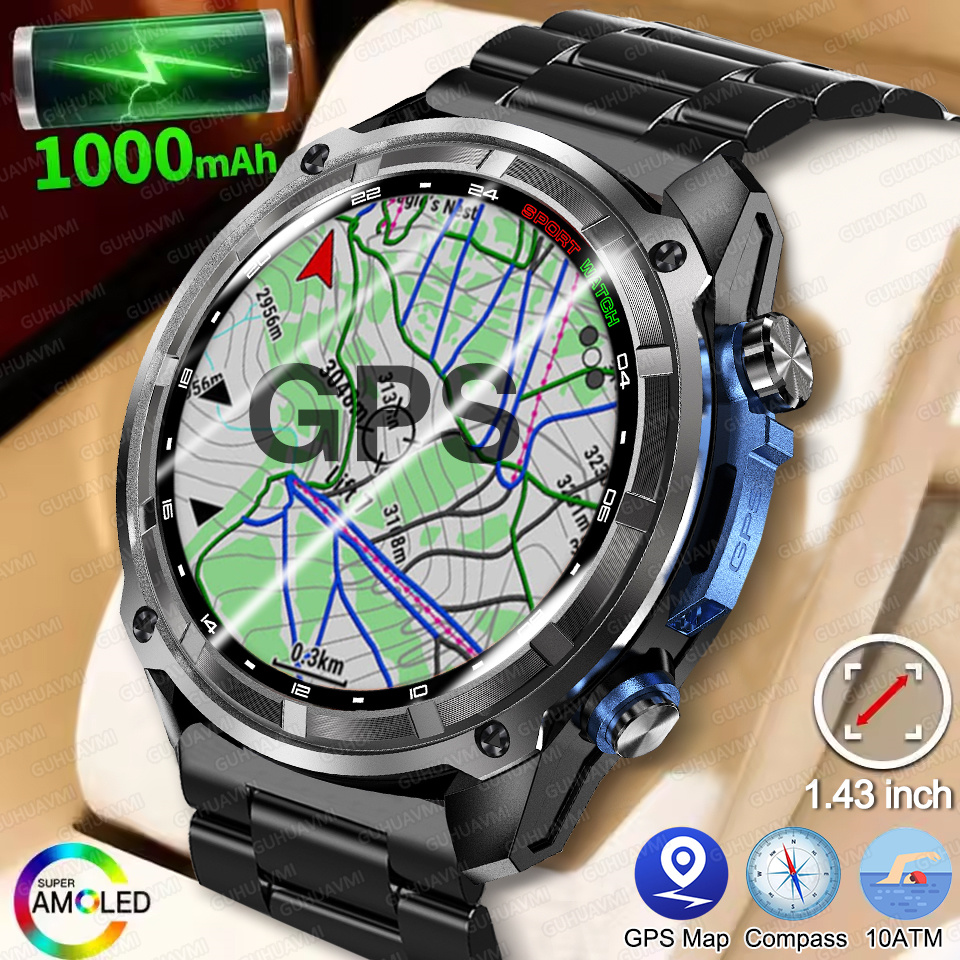 Outdoor Lighting Smart Controller - Smartwatch T-Rex3 Pro GPS z mapami