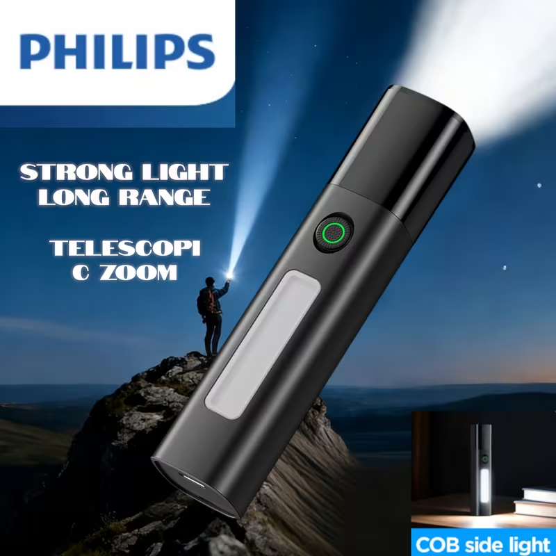 Outdoor Lighting Philips - Latarka LED Philips SFL1151 z teleskopowym