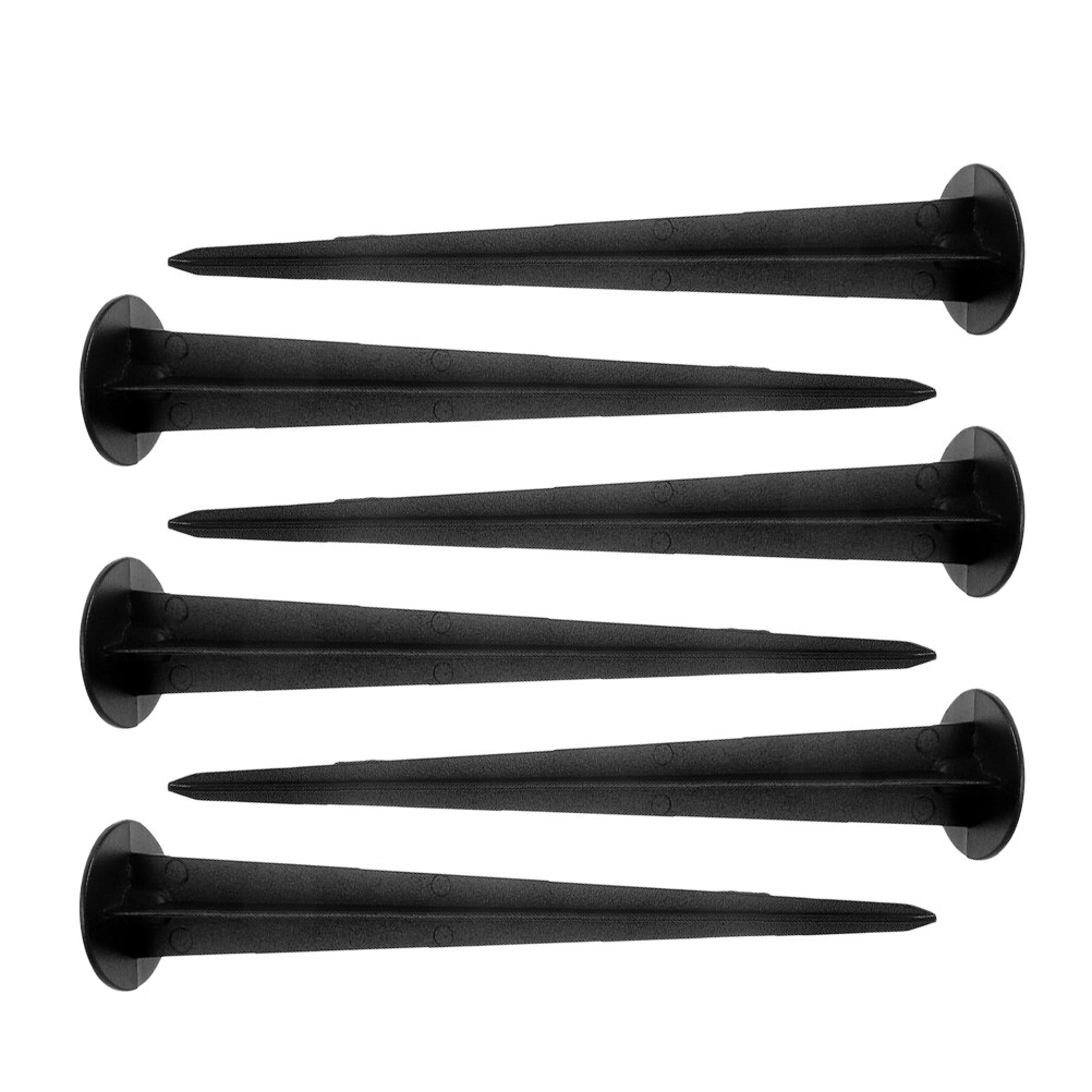 Outdoor Lighting Ground Fixtures - 6 szt. metalowych kolców solarnych do