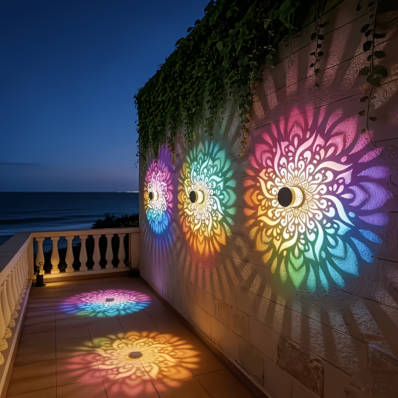 Outdoor Lighting Solar - 1/2/4 zestawy solarnych lamp ogrodzeniowych z