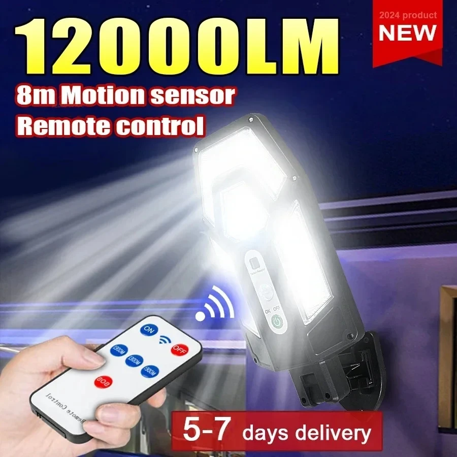 Zumtobel Outdoor Lighting - Mocna lampa solarna ścienna 12000LM z