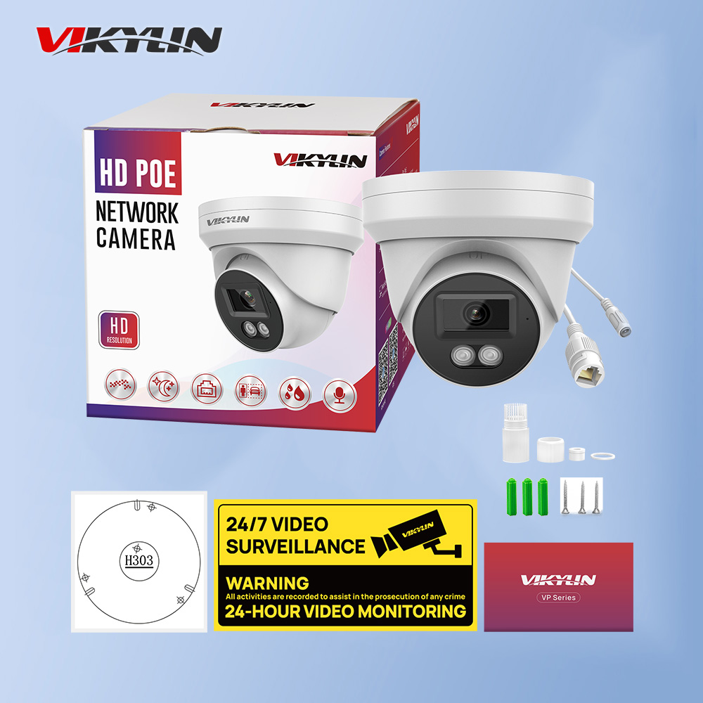 Outdoor Lighting Mains Powered - Kamera IP VIKYLIN 8MP HD PoE