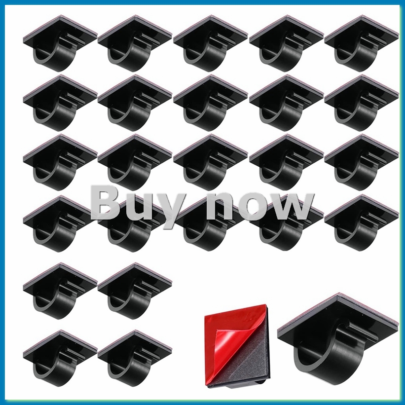 Outdoor Lighting Hooks - 50 szt. Mini Klipsy do Kabli