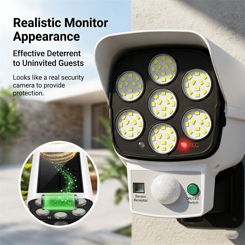 Zumtobel Outdoor Lighting - Kamera atrapa zasilana energią słoneczną z