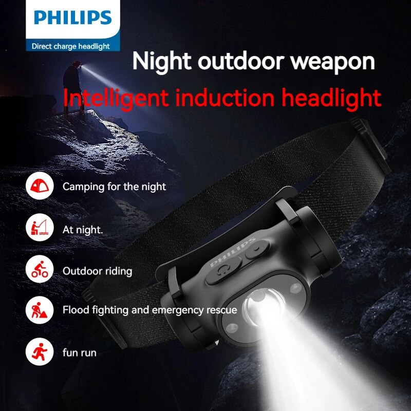Outdoor Lighting Philips - Philips LED Headlamp Sensor Head Latarka