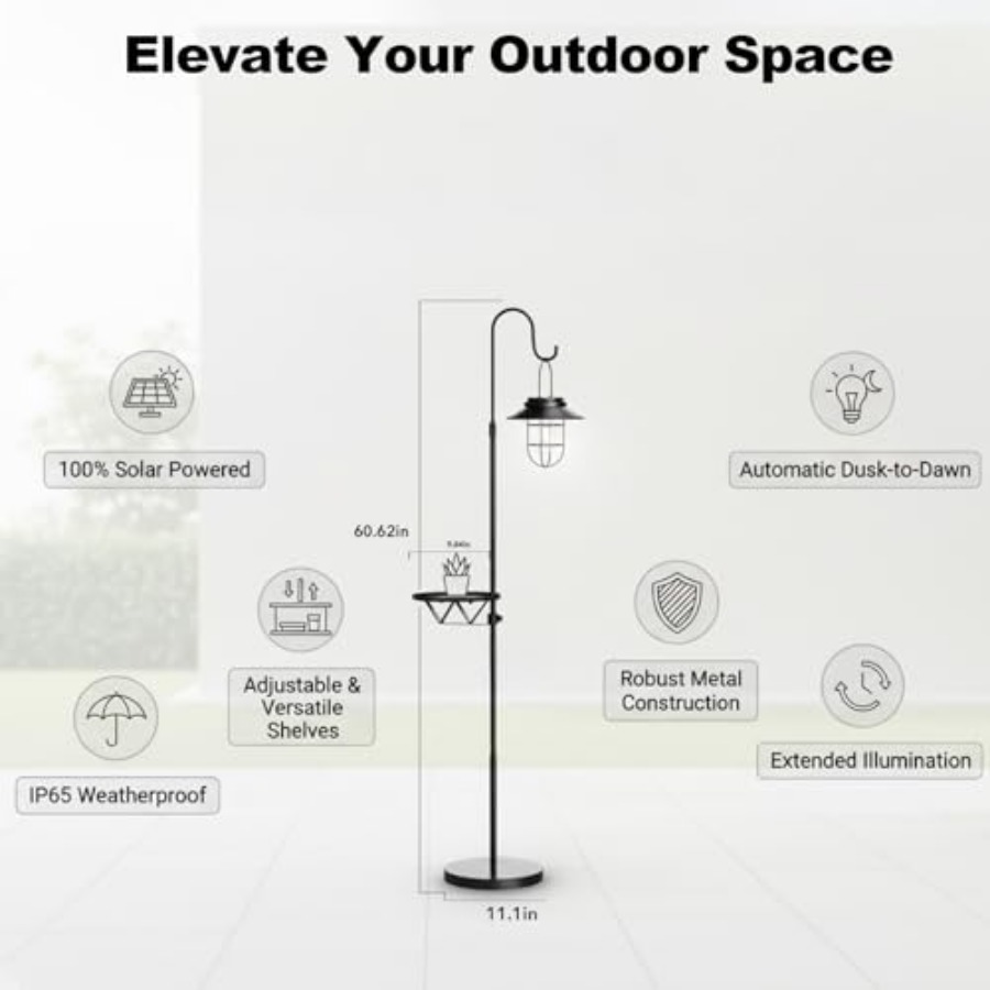 Solarna lampa podłogowa ze sto – Outdoor Lighting Solar recenzja i cena
