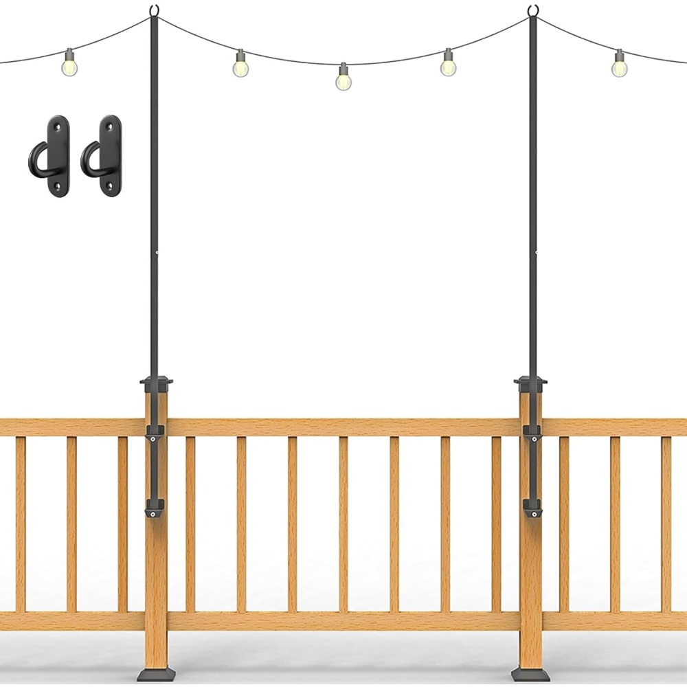 2 sztuki słupków do lamp sznur – Outdoor Lighting Hooks recenzja i cena