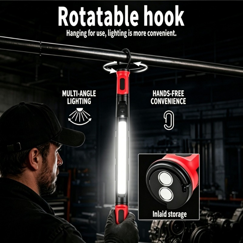 Magnetyczna lampa robocza COB  – Outdoor Lighting Hooks recenzja i cena