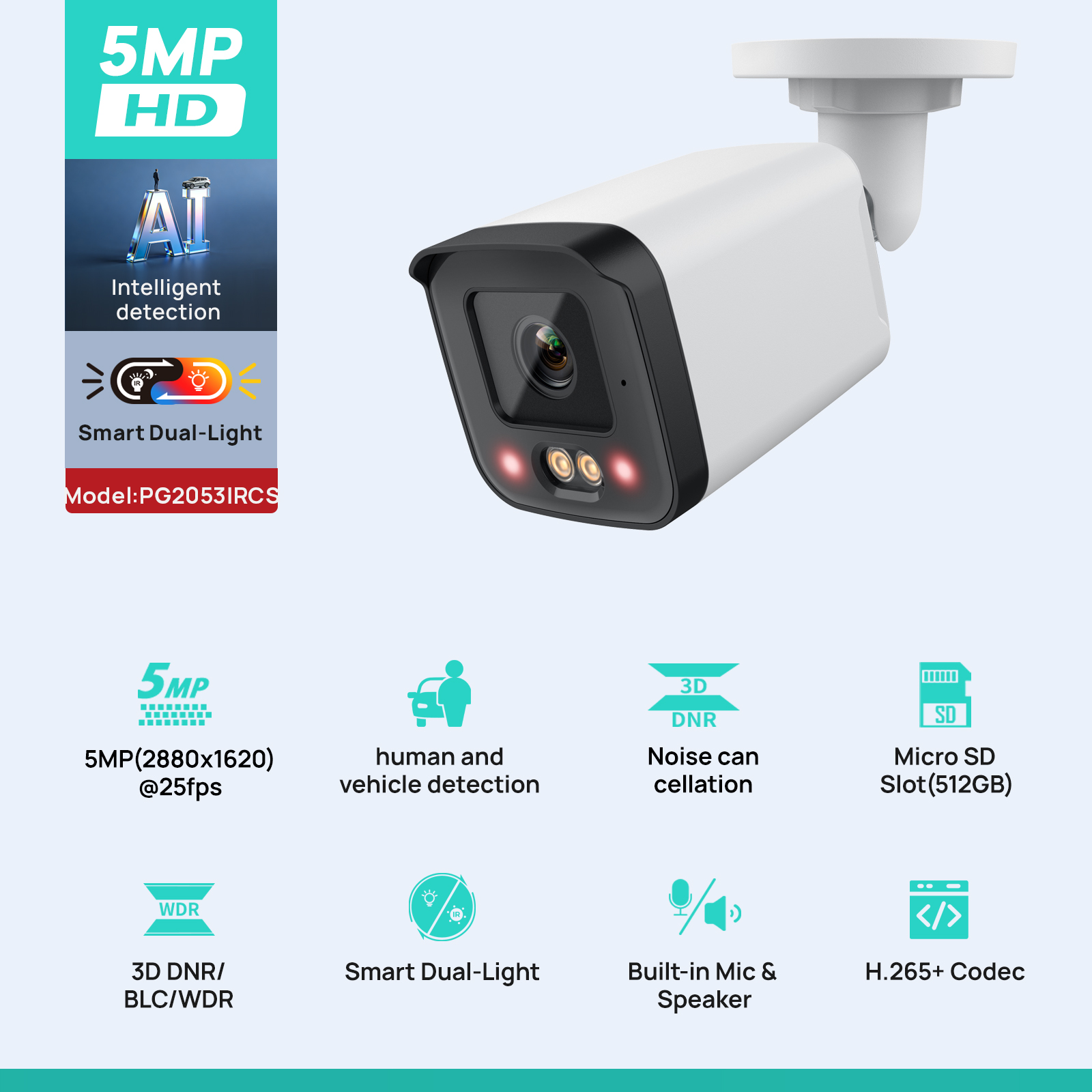 Kamera IP VIKYLIN 5MP Smart Du – Outdoor Lighting Mains Powered recenzja i cena