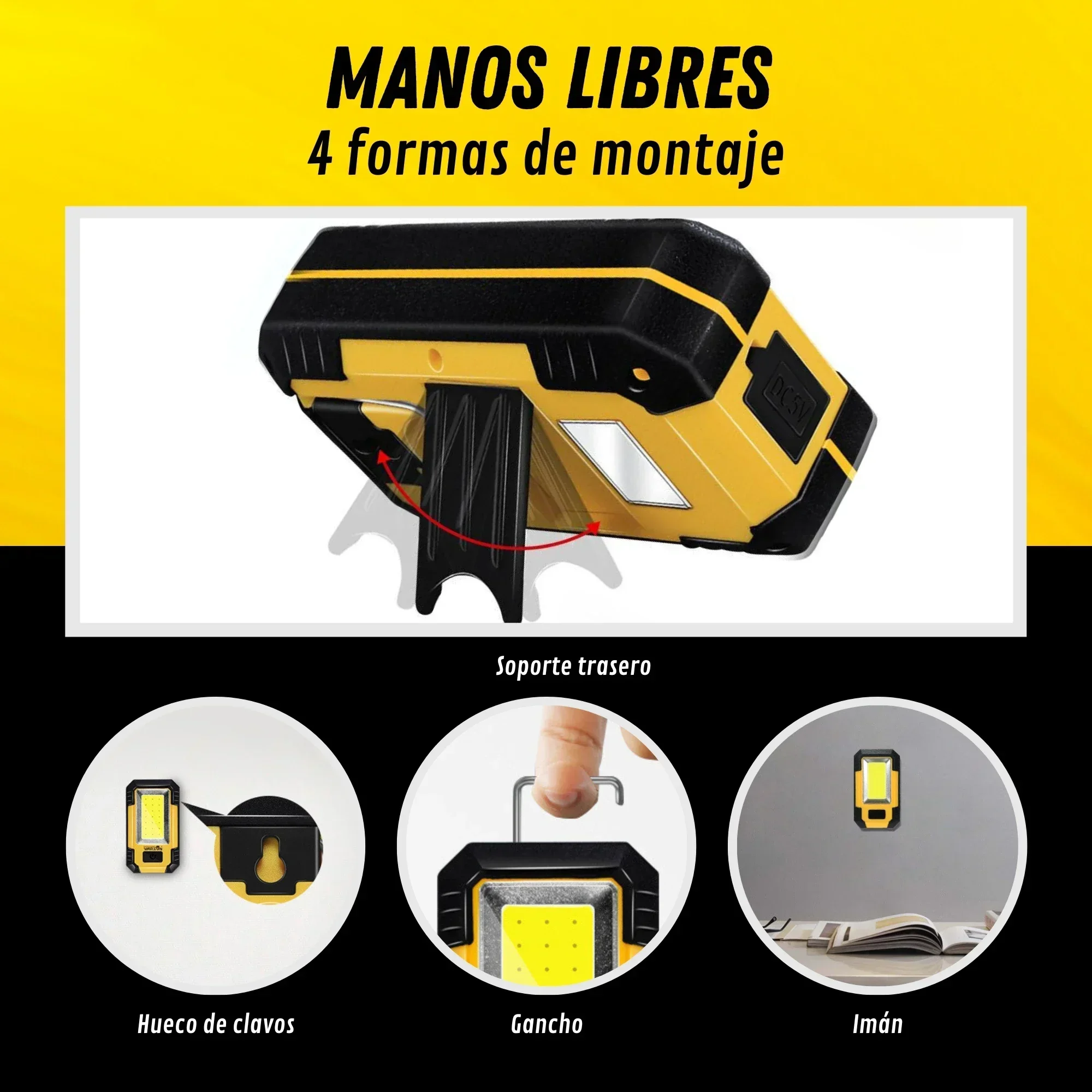 Przenośna lampa robocza z akum – Outdoor Lighting Hooks recenzja i cena
