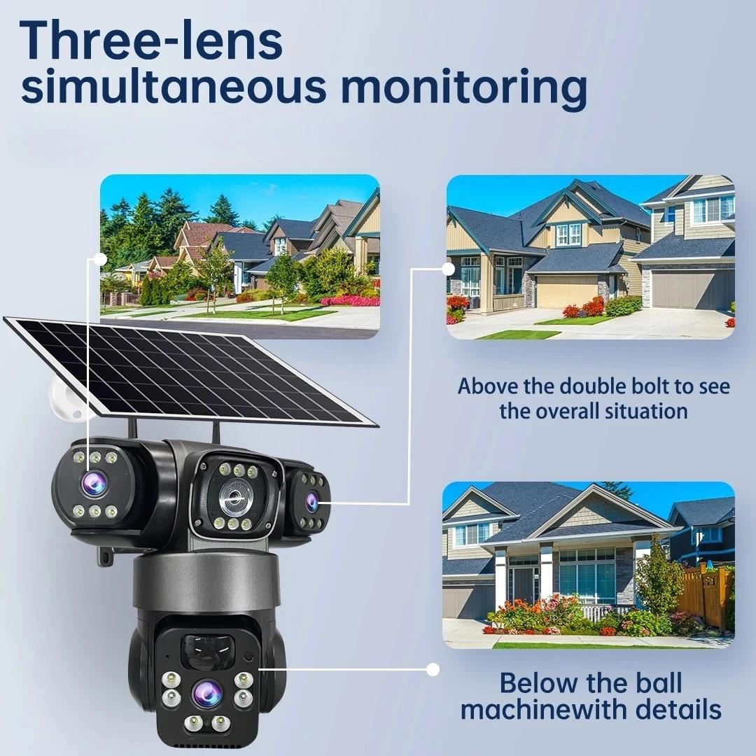 Kamera solarna 5MP z 3 obiekty – Outdoor Lighting Mains Powered recenzja i cena