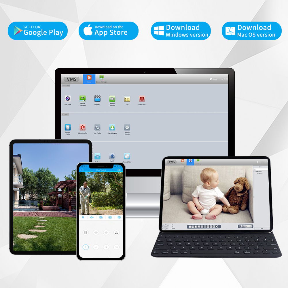 Kamera IP 8MP 4K zewnętrzna AS – Outdoor Lighting Mains Powered recenzja i cena