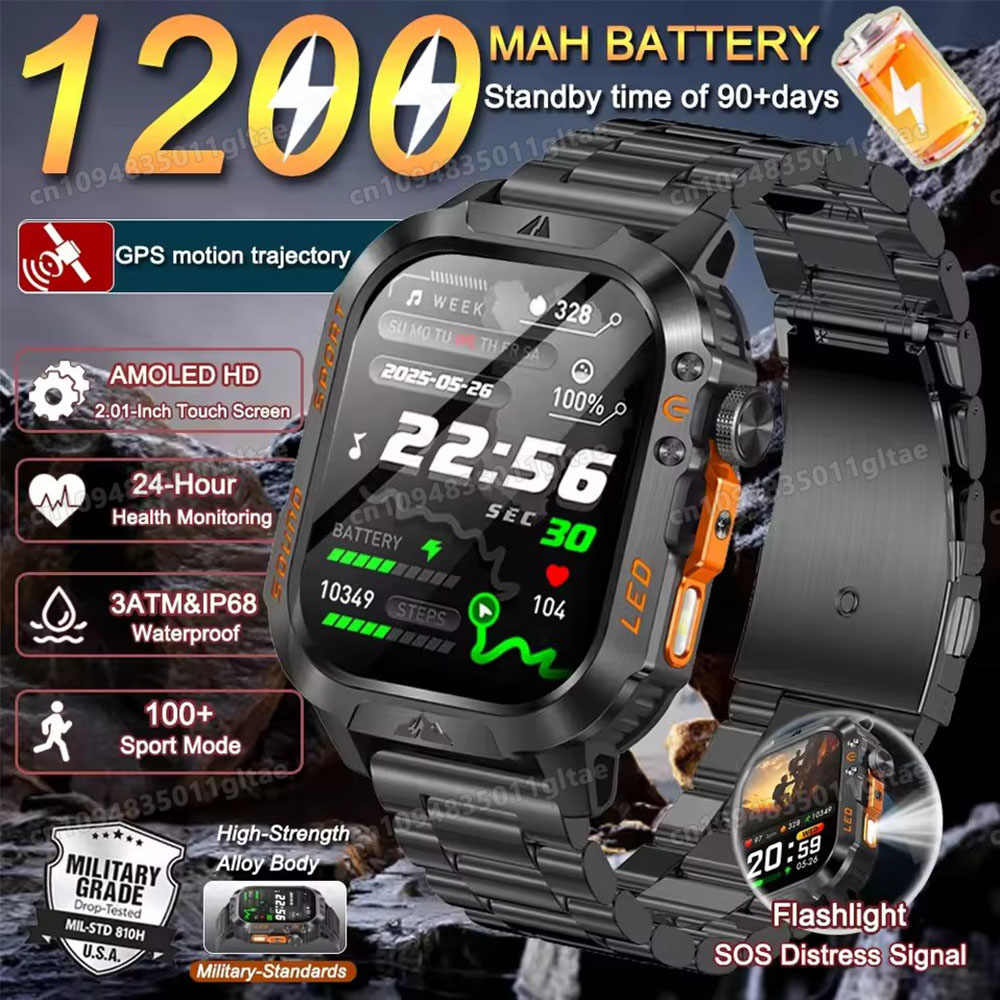 Nowy wojskowy smartwatch męski – Outdoor Lighting Smart Controller recenzja i cena