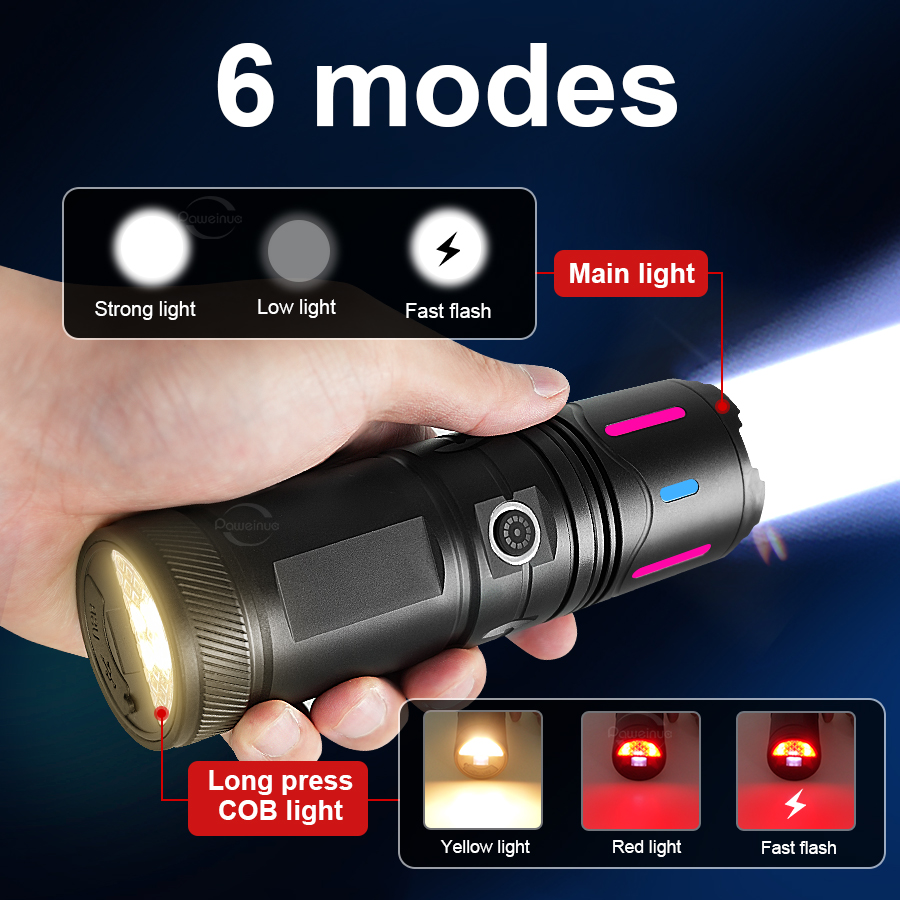 Latarka LED dużej mocy 1800 lm – Outdoor Lighting Mains Powered recenzja i cena