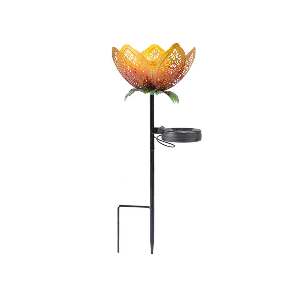 Lampa solarna w kształcie loto – Outdoor Lighting Ground Fixtures recenzja i cena