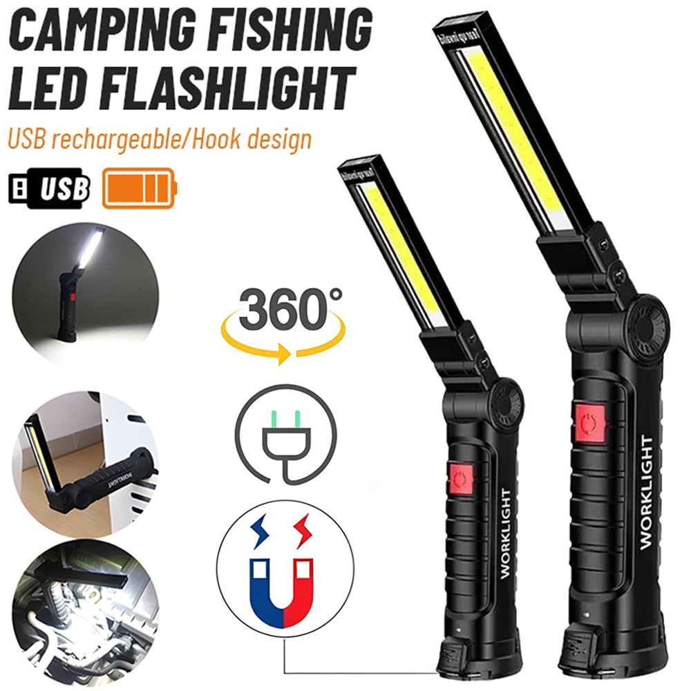 Latarka LED COB, ładowana prze – Outdoor Lighting House recenzja i cena