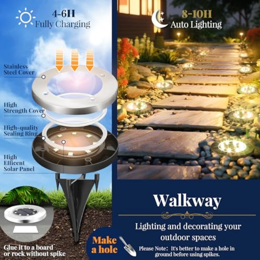 Solarne lampy gruntowe, solarn – Outdoor Lighting Solar recenzja i cena