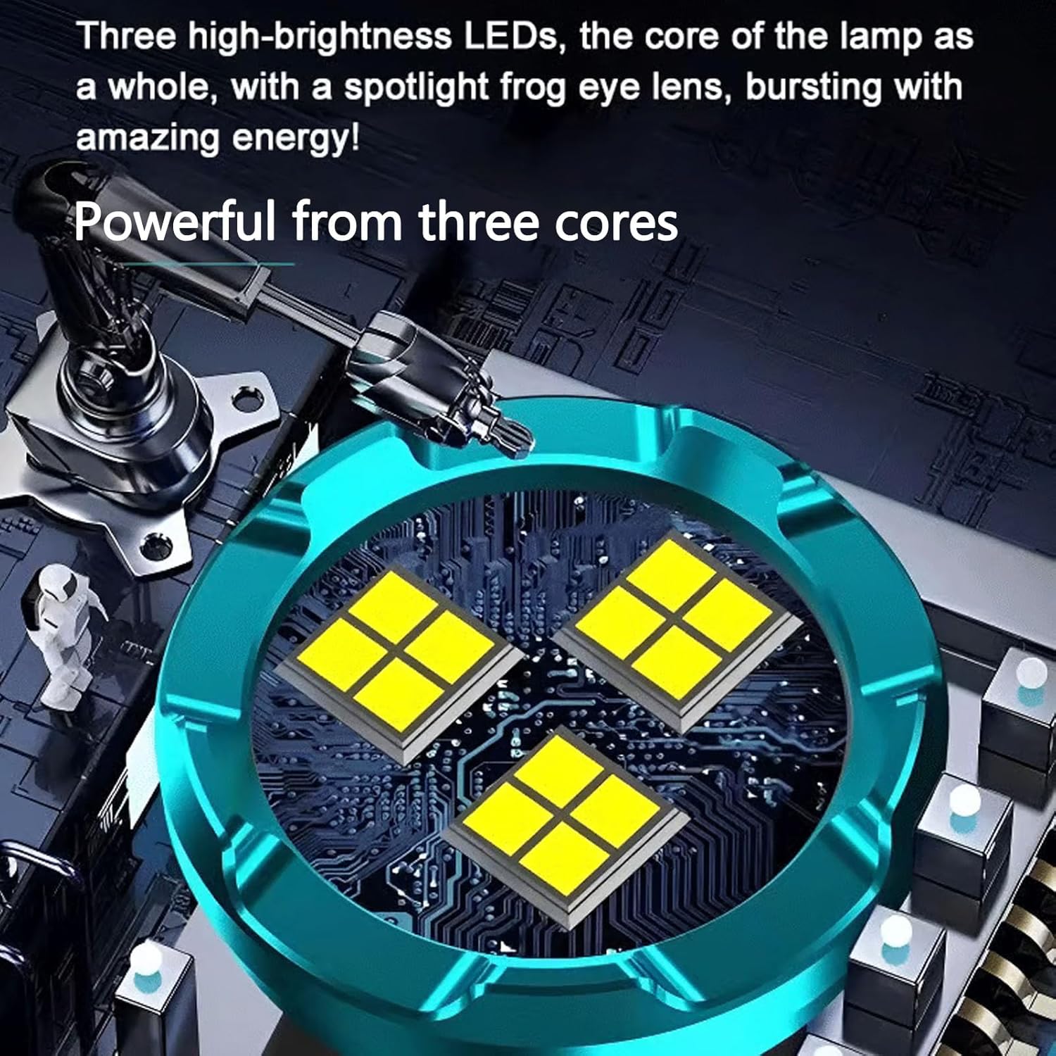 Mocna taktyczna latarka 3LED,  – Outdoor Lighting Usa recenzja i cena