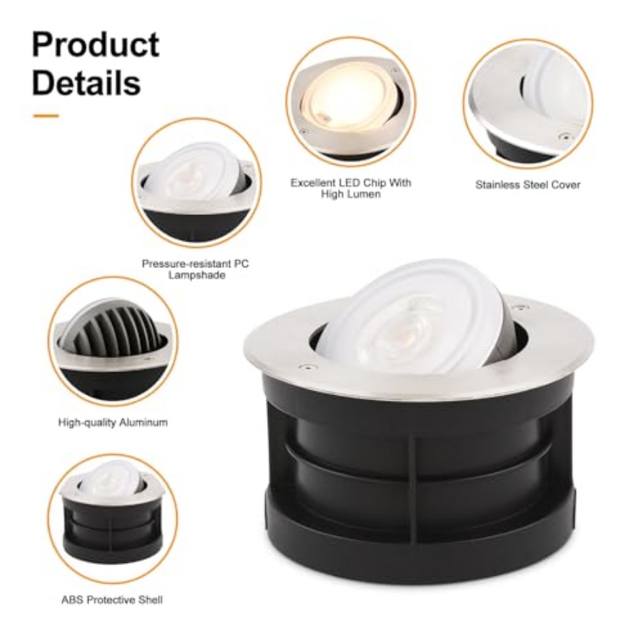 Regulowane kątem oświetlenie g – Outdoor Lighting Ground Fixtures recenzja i cena