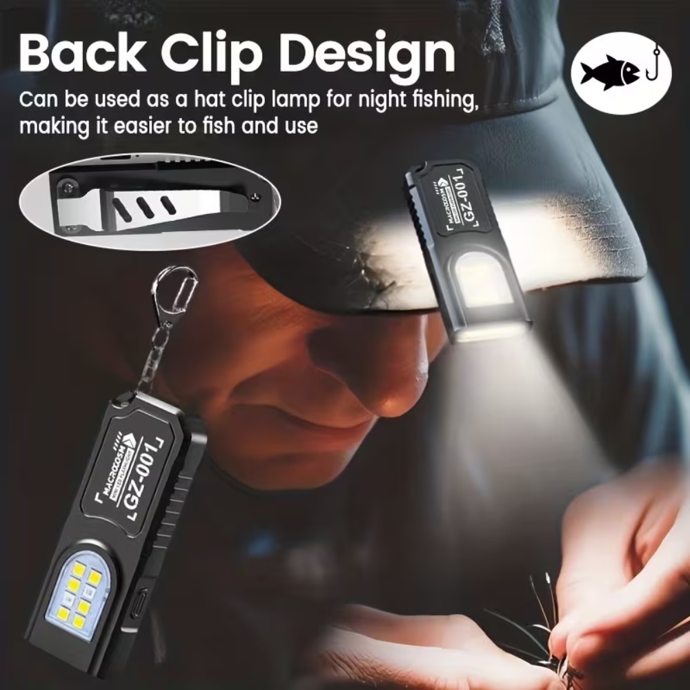 Mini latarka LED COB na breloc – Outdoor Lighting House recenzja i cena