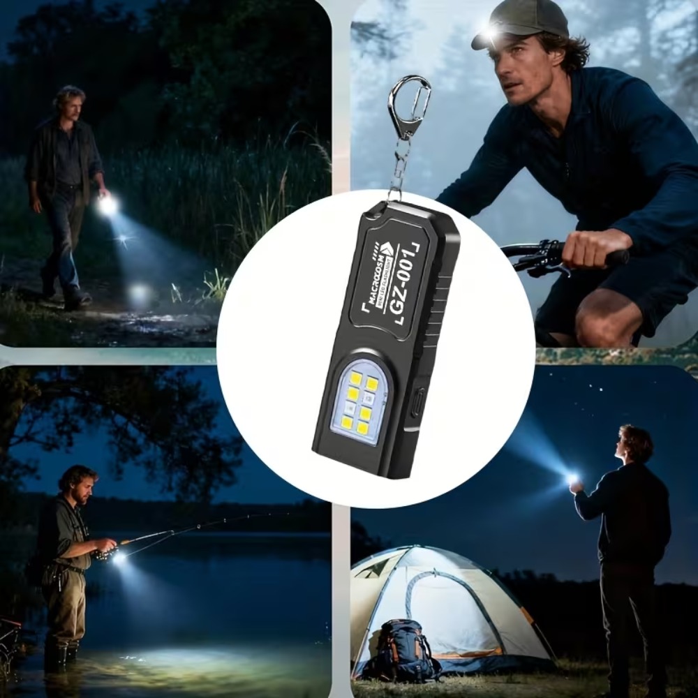Mini latarka LED COB na breloc – Outdoor Lighting House recenzja i cena
